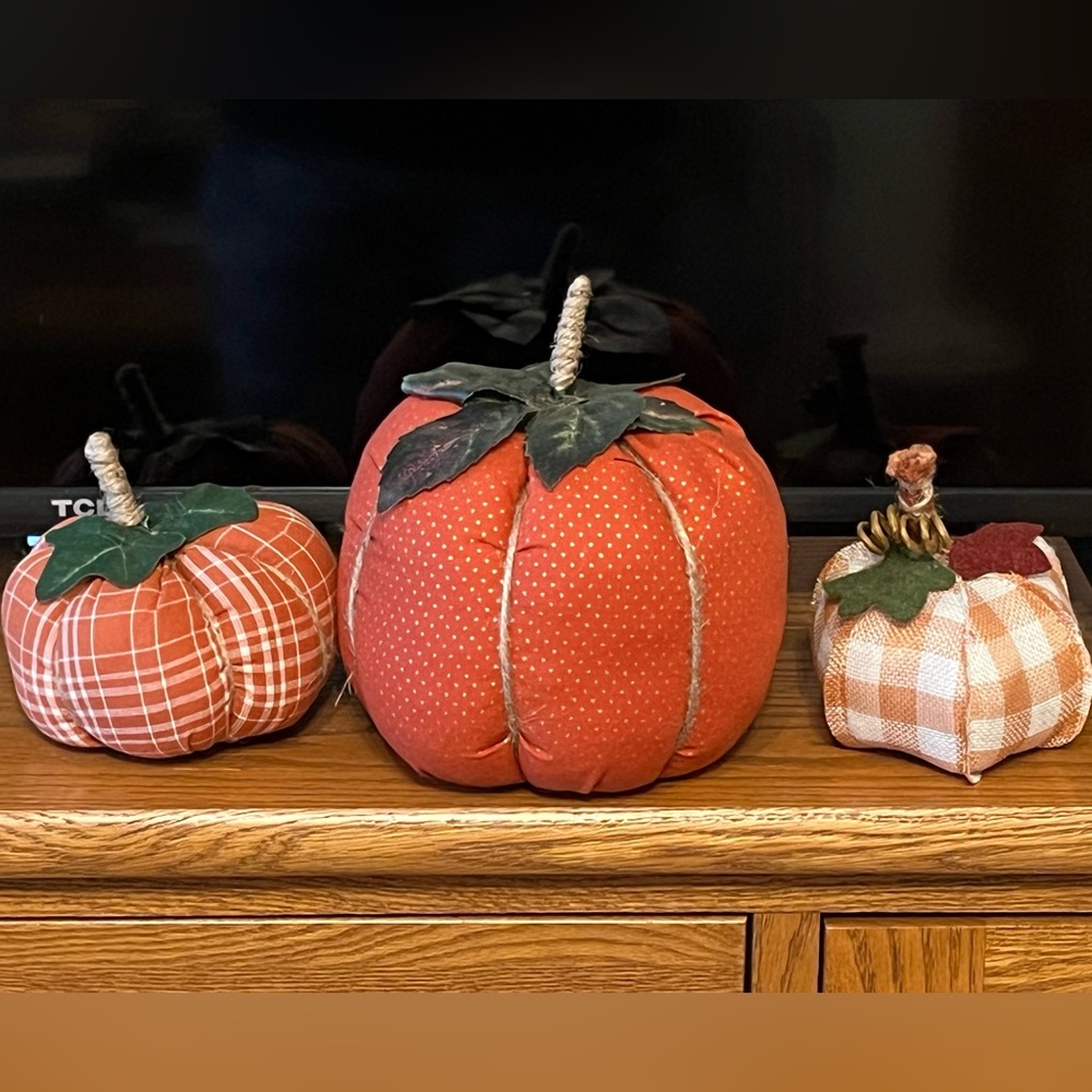 Handcrafted Pumpkin Trio